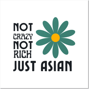 Not Crazy Not Rich Just Asian Posters and Art